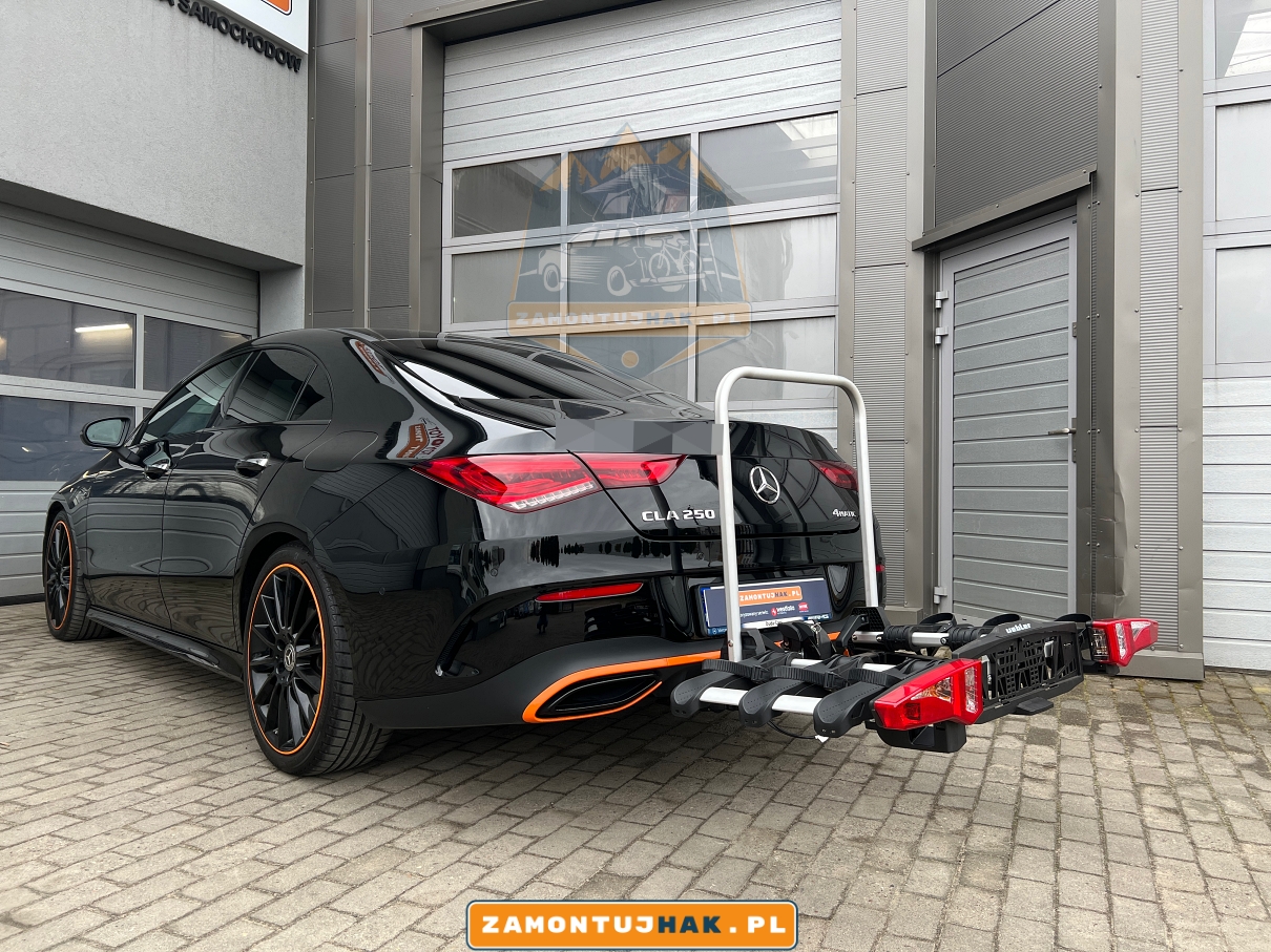 Odkryj nowe możliwości Mercedesa CLA z zamontowanym hakiem holowniczym Westfalia A40V